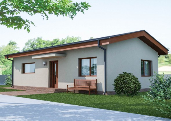 Projekt domu Bungalov 1001 2a