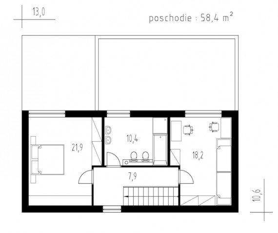 Poschodovy 1402 2NP alternativa 