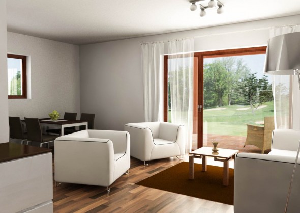 Projekt domu Bungalov 1001 33